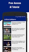 Learn Artificial Intelligence تصوير الشاشة 5