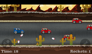 Raging Rocket Car captura de pantalla 1