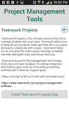 برنامه‌نما Project Management Tools عکس از صفحه