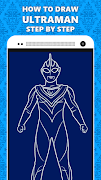 How to Draw Ultra Characters captura de pantalla 1