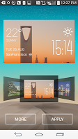 Riyadh Weather Widget/Clock poster