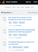 StackOverFlow - Stack OverFlow App - Forum French Affiche