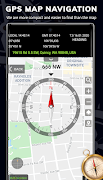 Digital Compass for Android: GPS map 2020 screenshot 1