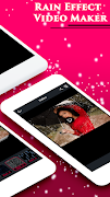 Rain Effect Video Maker تصوير الشاشة 3