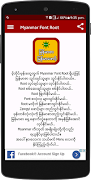 Myanmar Font Root poster