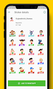 Gujarati Stickers WAStickersApp capture d'écran 4