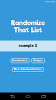 Randomize That List 截圖 2