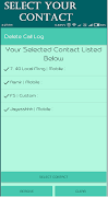 Delete Call Log स्क्रीनशॉट 2