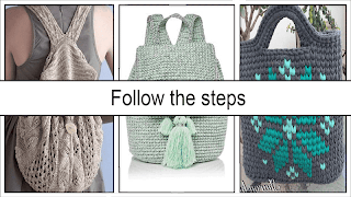 Stunning Crochet Backpack Patterns captura de pantalla 4