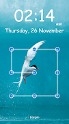 Pájaros bonitos Lock Patrón captura de pantalla 7