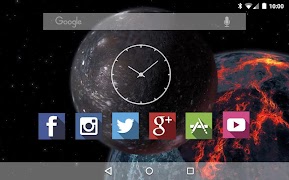 برنامه‌نما Moon Space Live Wallapaper عکس از صفحه