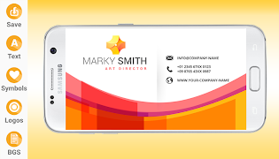 برنامه‌نما Visiting Card Maker & Creator Pro 2020 عکس از صفحه