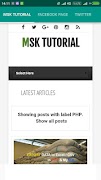 MSK Tutorial постер