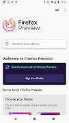 Firefox Preview Nightly for Developers โปสเตอร์