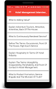 پوستر Hotel Management Interview Question