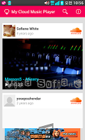 Cloud Music Player स्क्रीनशॉट 1