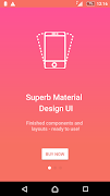 Matta - Material Design Android UI Template App Screenshot 1