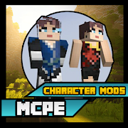 Character Mod For MineCraft PE Cartaz
