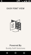 Easy Font View پوسٹر