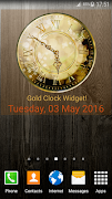 Gold Clock Widget スクリーンショット 1