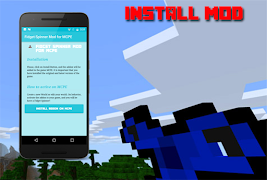 Fidget Spinner Mod for MCPE постер