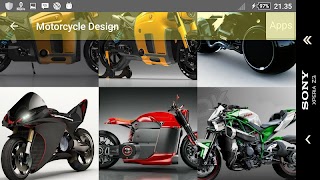 Design de motocicleta imagem de tela 3