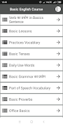 Basic English Course (offline) ポスター