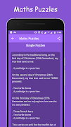 Maths Puzzles 截图 1