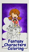 Fantasy Characters Coloring penulis hantaran