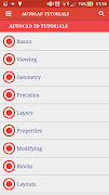 AutoCAD Tutorials - AutoCAD Guide - Learn AutoCAD ภาพหน้าจอ 2
