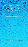 Rain Drops Lock Screen syot layar 3