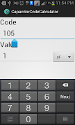 Capacitor Code Calculator (old) screenshot 2