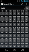 Unicode Chars اسکرین شاٹ 4