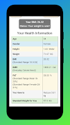 BMI Calculator Height Weight Age ~ BMI Formula اسکرین شاٹ 4