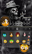 頭蓋骨の煙Webキーボードのテーマ スクリーンショット 4