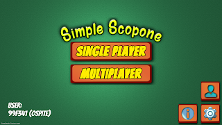 Simple Scopone Plakat