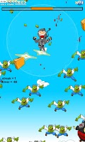Ninja Skydiving +Zombies Free ảnh chụp màn hình 1