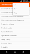 Discrete Mathematics Tutorial تصوير الشاشة 3