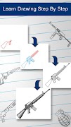 5 Schermata How to Draw Weapons