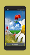 Spring clock live wallpaper screenshot 4