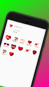 ملصقات حب وغرام رومانسية - stickers WAStickerApp اسکرین شاٹ 3