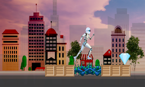 Robot Rush Run imagem de tela 2