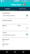 Speaking Clock Notifications screenshot 1