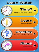 learn clock Affiche