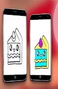 How to draw cute cakes Ekran Görüntüsü 1