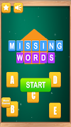 Missing Word Affiche