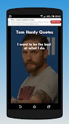 Tom Hardy Quotes स्क्रीनशॉट 2