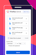 Firefox Send স্ক্রিনশট 1