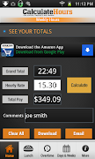 Time Card Calculator-TimeClock 스크린샷 1