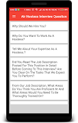 Air Hostess Interview Question screenshot 2